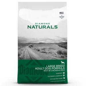 Diamond Naturals Large Breed – Ração seca para cão de porte grande – Frango e arroz – Quantidade: 15 kg