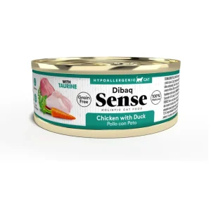 Dibaq Sense Grain Free Frango com Pato – Comida húmida para gatos adultos