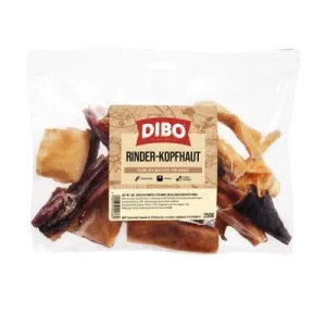DIBO Couro cabeludo de vaca snack para cães