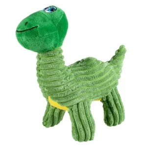 Dinossauro Brontosaurus verde de peluche para cães – Duvo Plus