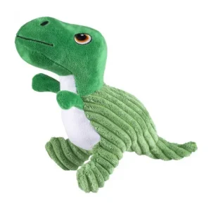 Dinossauro Iguanodon verde de peluche para cães – Duvo Plus