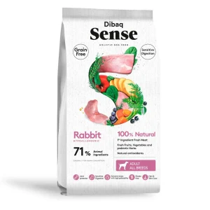 Dog Adult All Breeds Coelho (Grain-Free) Hypoallergenic – Dibaq Sense
