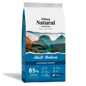 Dog Adult Medium Chicken & Turkey Natural – Dibaq
