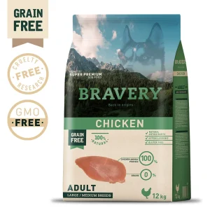 Dog Adulto Frango Large/Medium – Bravery