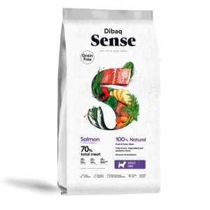 Dog Adulto Mini Grain Free Salmão 2Kg – Dibaq Sense