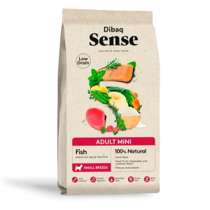 Dog Adulto Mini Low Grain Peixe 2Kg – Dibaq Sense