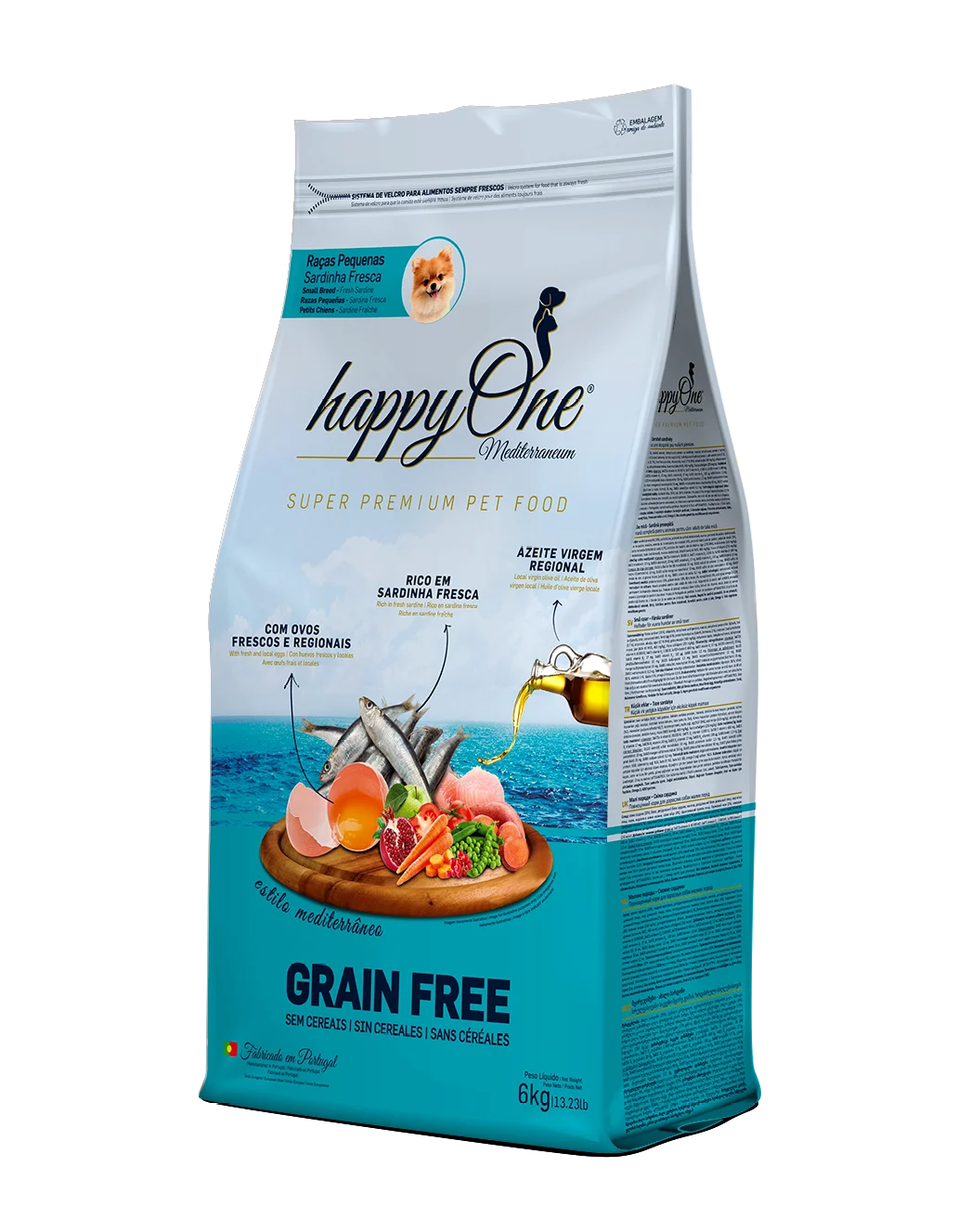 Dog Adulto Raças Pequenas Sardinha Fresca Grain Free – HappyOne Mediterraneum - Image 2