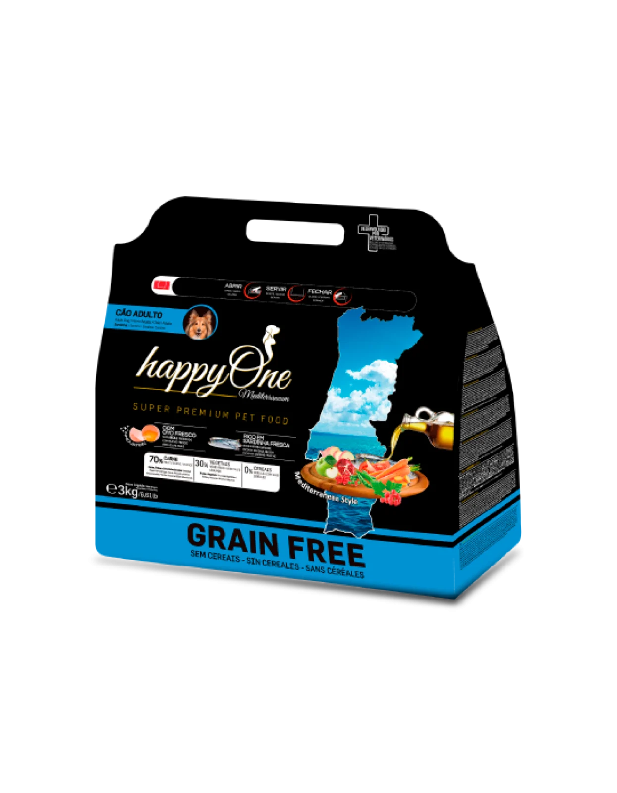 Dog Adulto Sardinha – HappyOne Mediterraneum