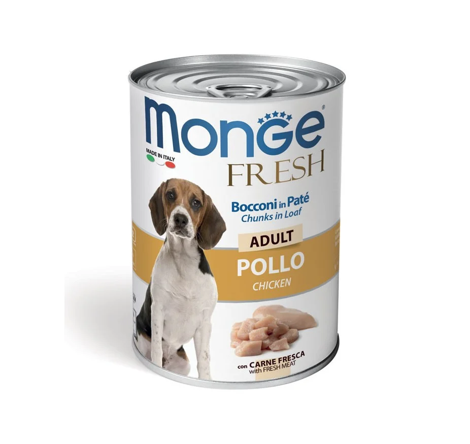 Dog Adulto Wet Fresh Frango 400Gr – Monge