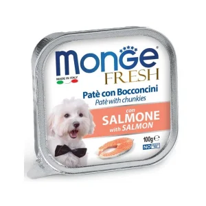 Dog Adulto Wet Fresh Patê C/Salmão 100Gr – Monge