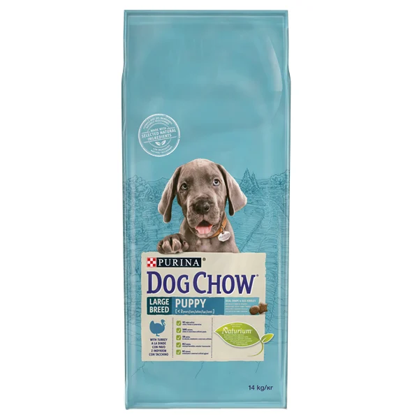 Dog Chow Puppy Large Breed Turkey – 14 kg