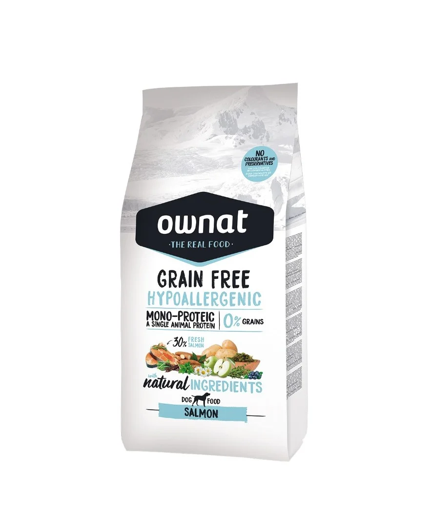 Dog Grain Free Hypoallergenic Salmão – Ownat