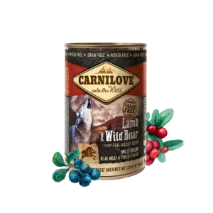 Dog Grain-Free Wet Borrego e Javali 400Gr – Carnilove