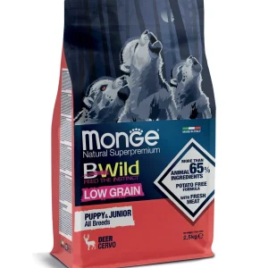 Dog Low Grain All Breeds Puppy/Junior Veado 2,5Kg – BWild