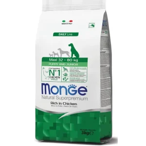 Dog Maxi Puppy/Junior Frango – Monge