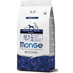 Dog Medium Senior Frango 3Kg – Monge