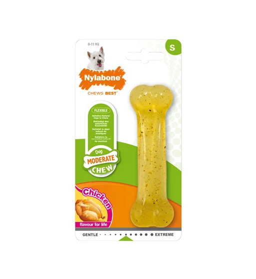Dog Moderate Chew Chicken Small – Nylabone