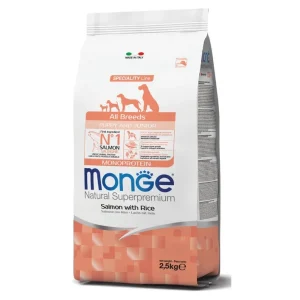 Dog Puppy/Junior All Breeds Salmão e Arroz – Monge