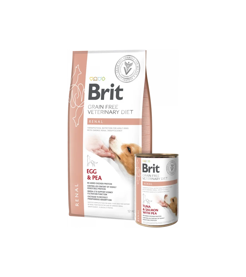 Dog Renal Ovo e Ervilha (Grain Free) – Brit