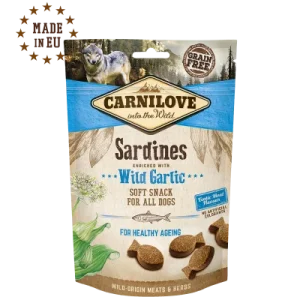 Dog Soft Snak Sardines e Wild Garlic 200Gr