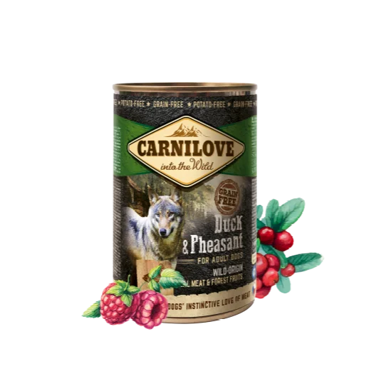 Dog Wet Pato e Faisão 400Gr – Carnilove