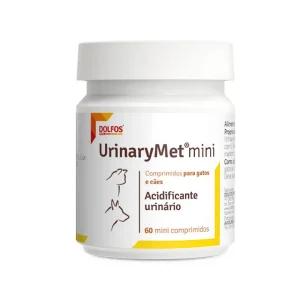 Dolfos UrinaryMet Mini – Acidificante urinário para cães e gatos, 60 comprimidos
