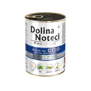 Dolina Noteci Premium rico em bacalhau com brócolis