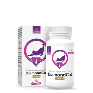 Dopln臎k stravy pro ko膷i膷铆 srst a k暖啪i 鈥?Biotin, zinek a m臎膹 pro zdravou srst 鈥?DiamondCat 鈥?DiamondCoat