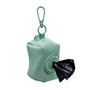 Dukier Porta-sacos cor verde para cães