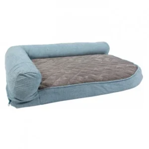Duvo Plus Cama de espuma para cão Tweed Sky – Tamanho: M