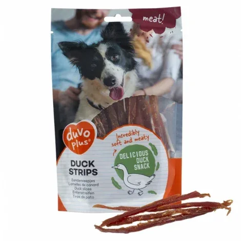 Duvo Plus Tiras de pato para cão – Quantidade: 80 g