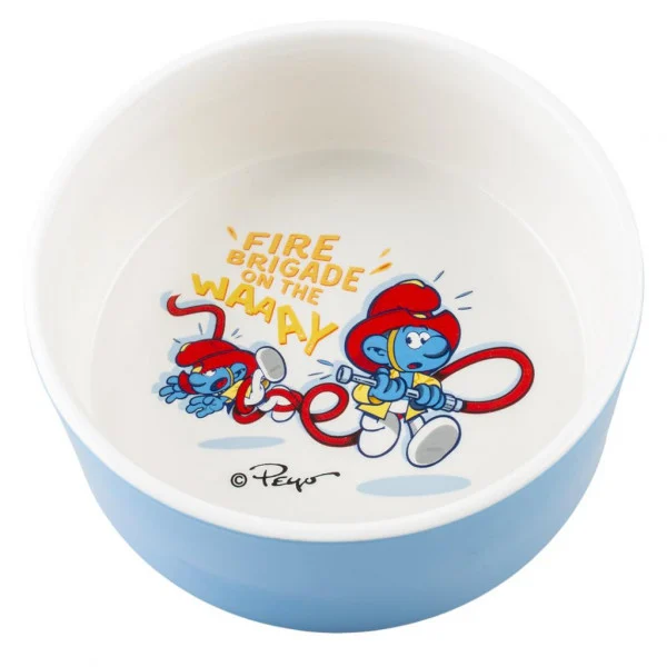 Duvo The Smurfs Tigela De Ceramica Para Cao E Gato 1,5 L