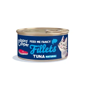 Edgard & Cooper Comida húmida Filetes de Atum em Caldo em lata para gatos