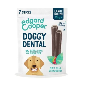 Edgard & Cooper Snacks dentários Adult Large para cães