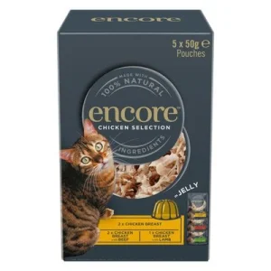 Encore em gelatina em saquetas 20 x 50 g para gatos - Pack económico misto