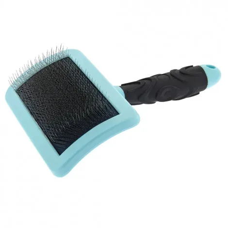 Escova cardadeira de pinos finos para cães e gatos – Ferribiella – Tamanho: Grande