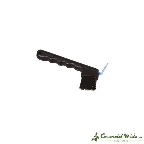 Escova de limpeza para cascos KERBL com raspador para cavalos