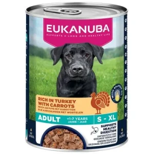 Eukanuba Adult Rico em peru com cenouras