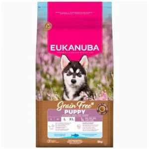 Eukanuba Grain Free Puppy Large & Giant Breed Peixe marinho