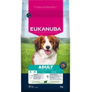 Eukanuba Premium Nutrition Adult Small & Medium Breed cordeiro e arroz