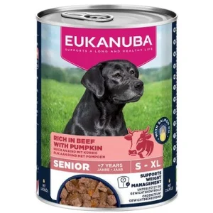 Eukanuba Senior Rico em carne de vaca com abóbora