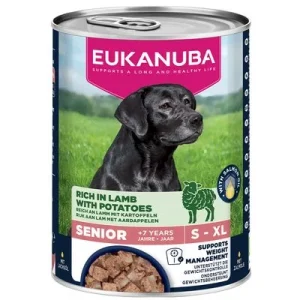Eukanuba Senior Rico em cordeiro com batatas
