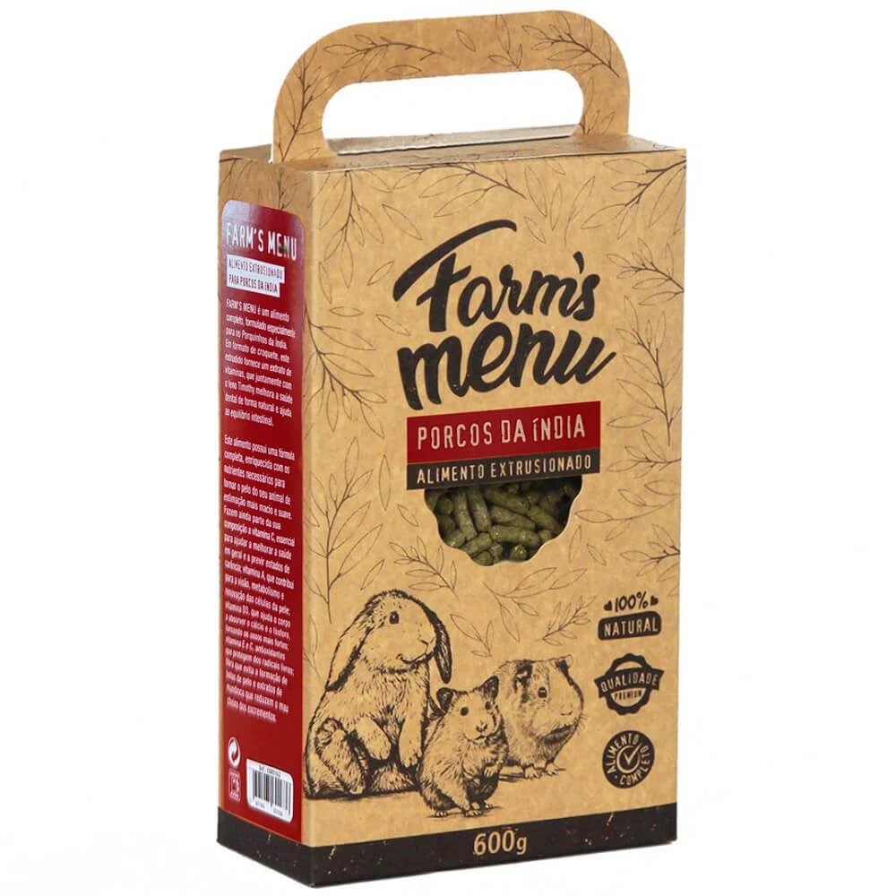 FARM’S MENU – PORQUINHOS DA ÍNDIA (EXTRUSIONADO)