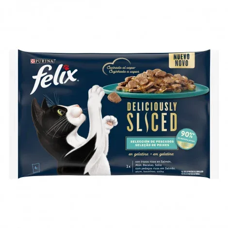Felix Deliciously Sliced – Seleção de peixes – Quantidade: 4 x 80 g