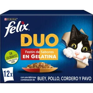 Felix Fantastic Duo Carne em Gelatina saqueta