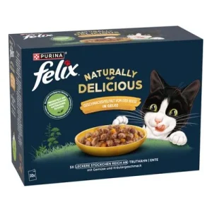 Felix Naturally Delicious 10 x 80 g - Pack misto