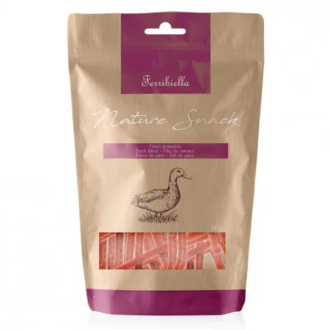 Filé de pato para cães – Ferribiella – Quantidade: 80 g