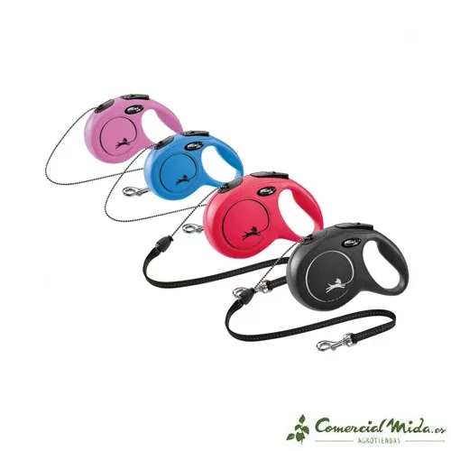 FLEXI New Classic Dog Leash com Corda