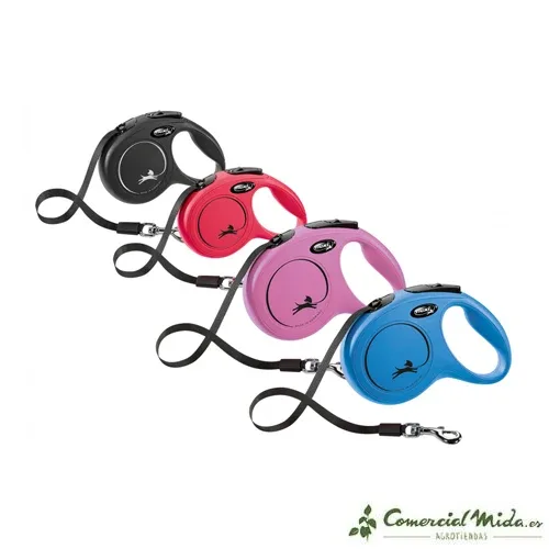 FLEXI New Classic Leash com Dog Strap