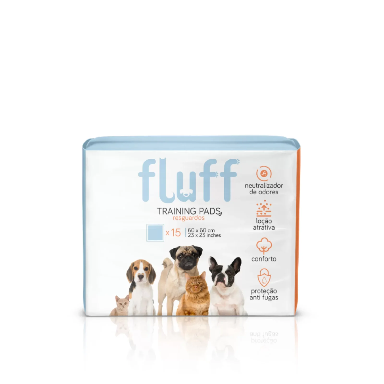 Fluff Resguardos Animal 60 x 60 cm 15 un